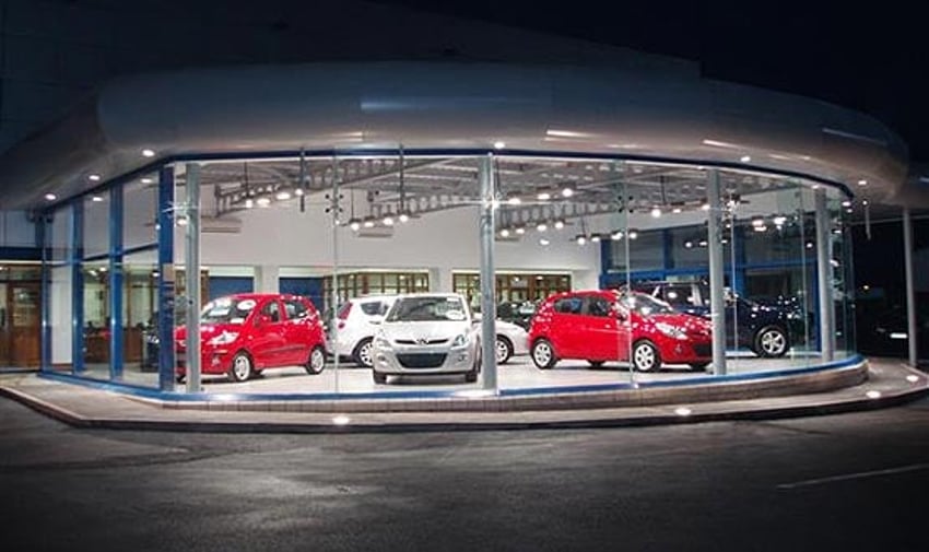 Five things to remember when planning a car showroom