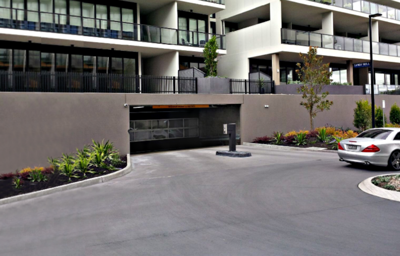 Sandy Hill Apartments - Sectional Doors installed on underground carpark