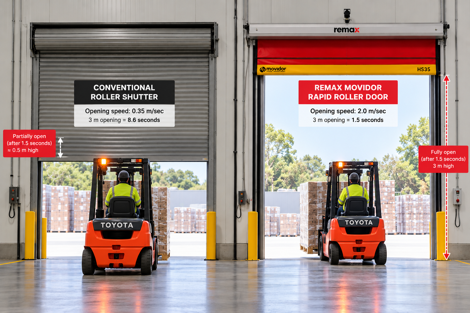 How Often Are You Waiting for a Door to Open?
