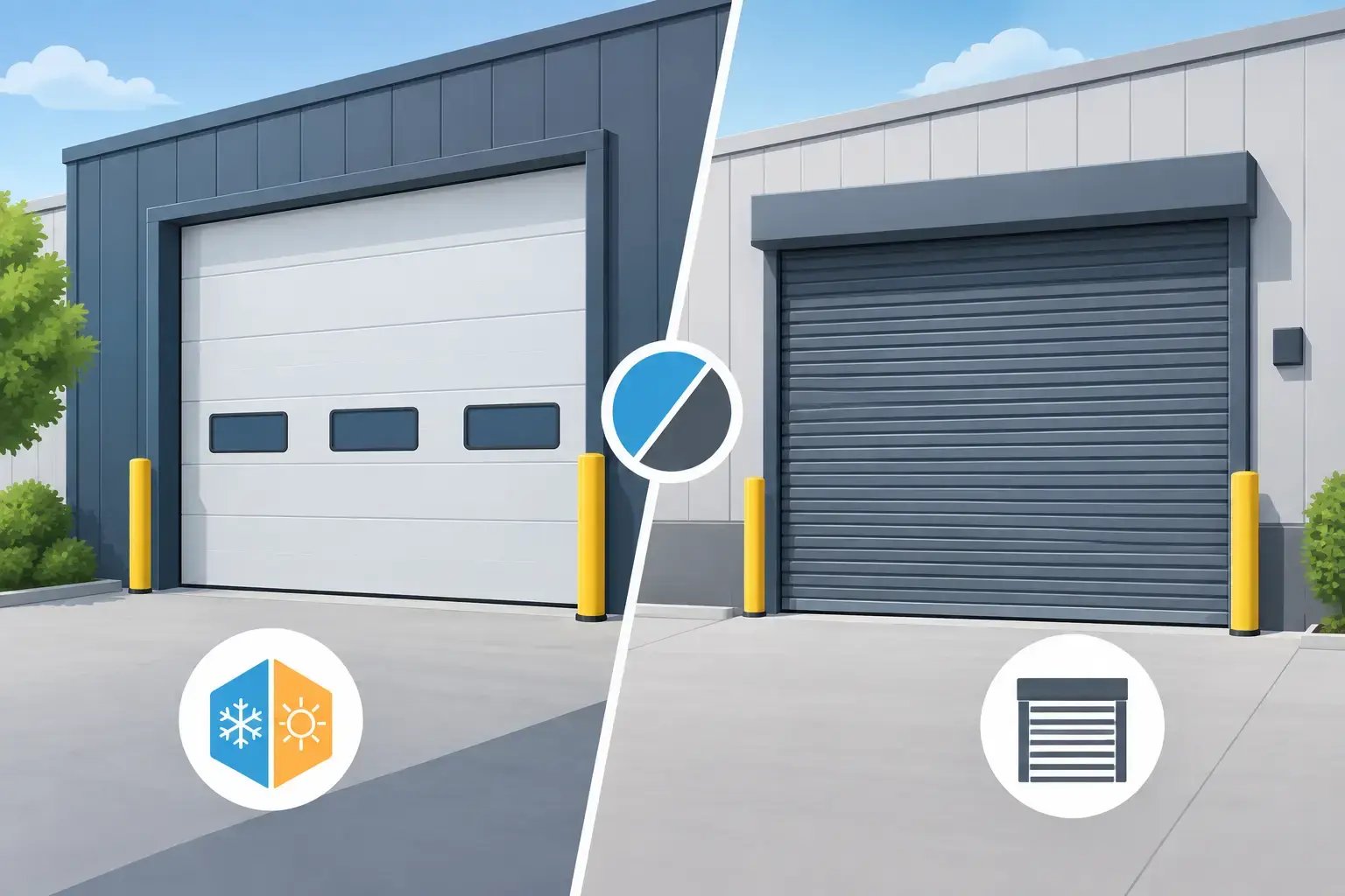 insulated-doors-versus-roller-shutters